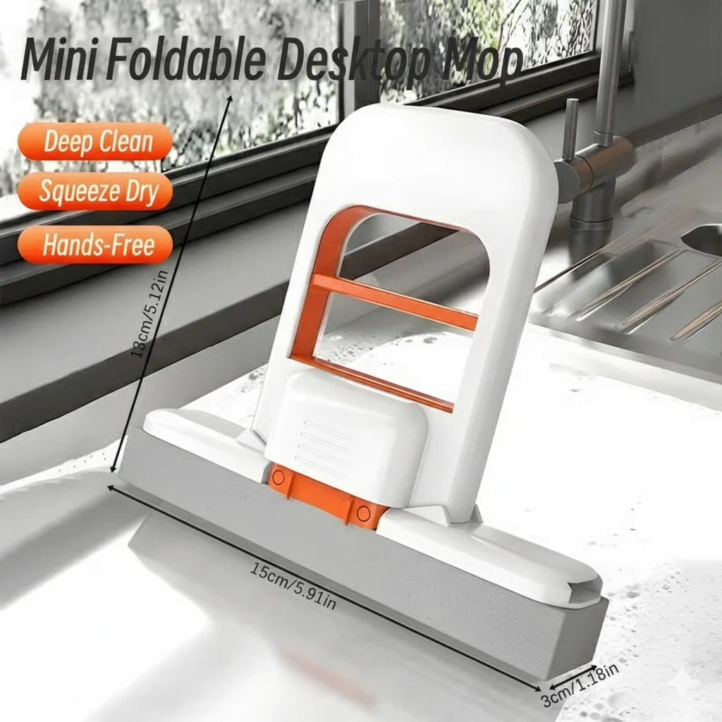 Mini Foldable Self-Squeezing Mop - Buy 1 Get 1 Free